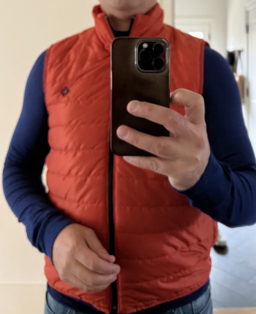 Joe wearing the Rivian Gear Guard vest